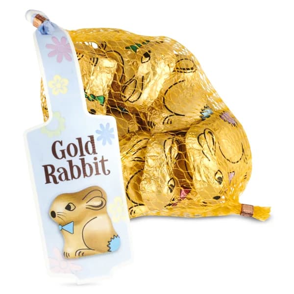 Conejos de chocolate de Pascua Laica malla 70 g - 1 ud - Imagen del producto en Findit