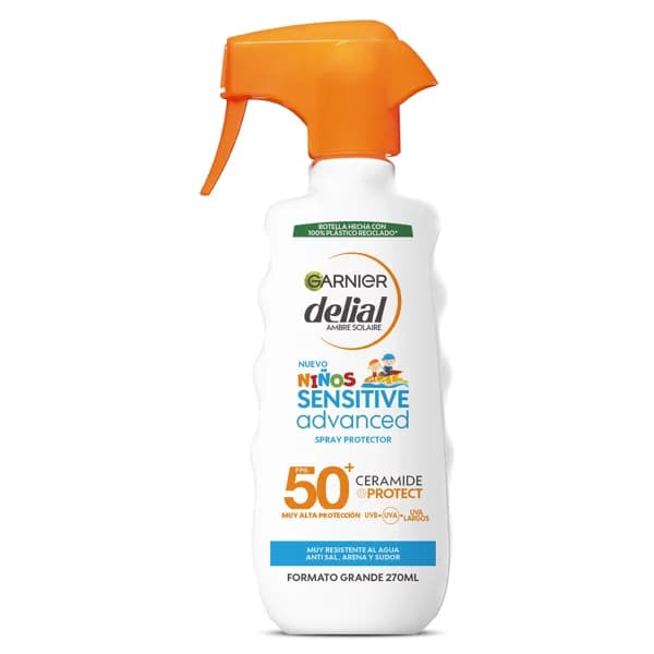Leche solar niños spf 50 Delial spray 300 ml - 0.27 l - Imagen del producto en Findit