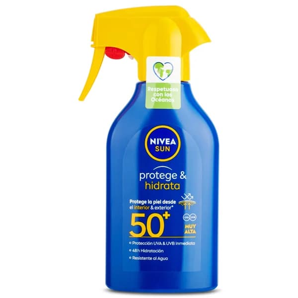 Protector solar protege & hidrata spf 50+ Nivea spray 270 ml - 0.27 l - Imagen del producto en Findit