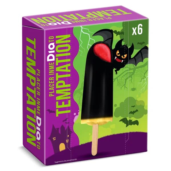 Helado vampiro 6 unidades Temptation de Dia estuche 210 g - 0.21 kg - Imagen del producto en Findit