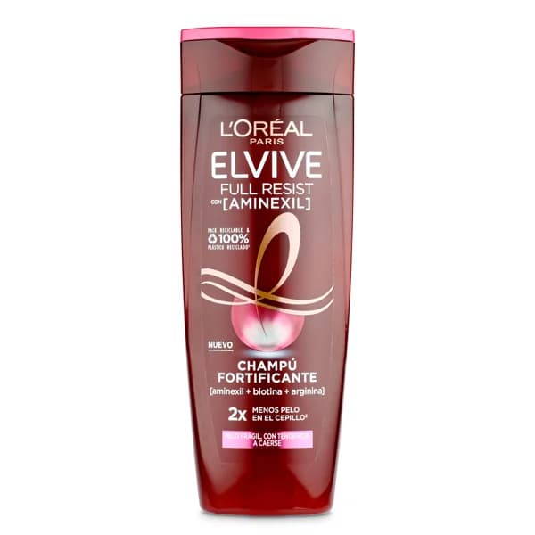 Champú full resist fortificante cabello frágil Elvive botella 285 ml - 0.29 l - Imagen del producto en Findit