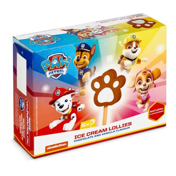 Helado patrulla canina 6 unidades estuche 210 g - 0.21 ud - Imagen del producto en Findit