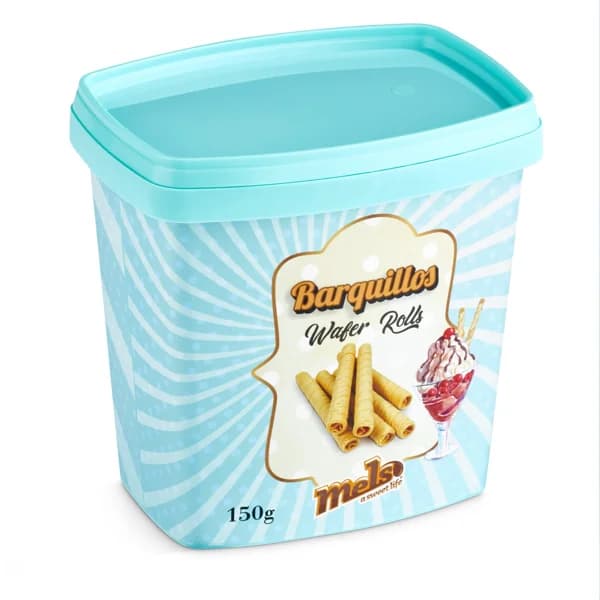 Barquillos Mels bote 150 g - 0.15 ud - Imagen del producto en Findit
