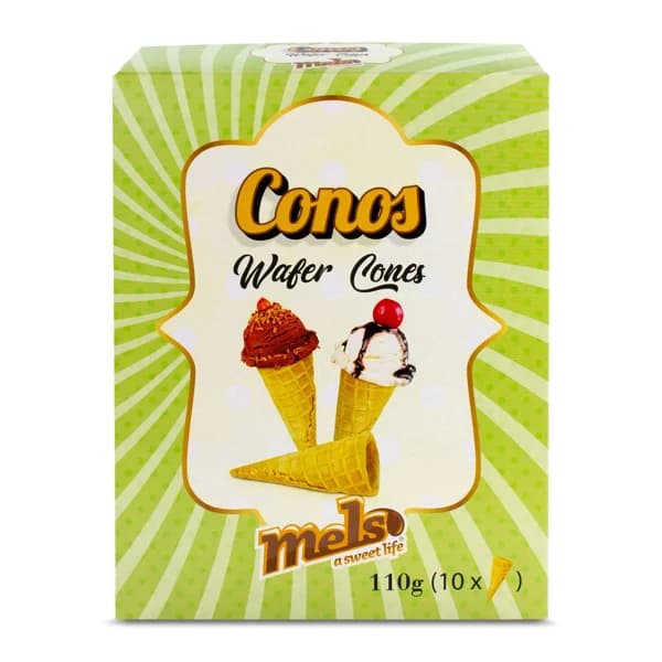 Conos de helado Mels bote 110 g - 0.11 ud - Imagen del producto en Findit