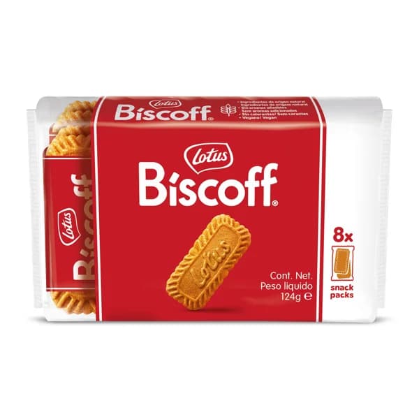 Galletas caramelizadas Lotus Biscoff bolsa 124 g - 0.12 kg - Imagen del producto en Findit