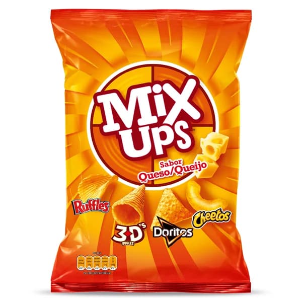 Mezcla de aperitivos sabor queso mix ups Lay's bolsa 125 g - 0.12 kg - Imagen del producto en Findit