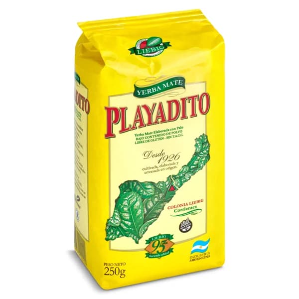 Yerba mate Playadito paquete 250 g - 0.25 kg - Imagen del producto en Findit
