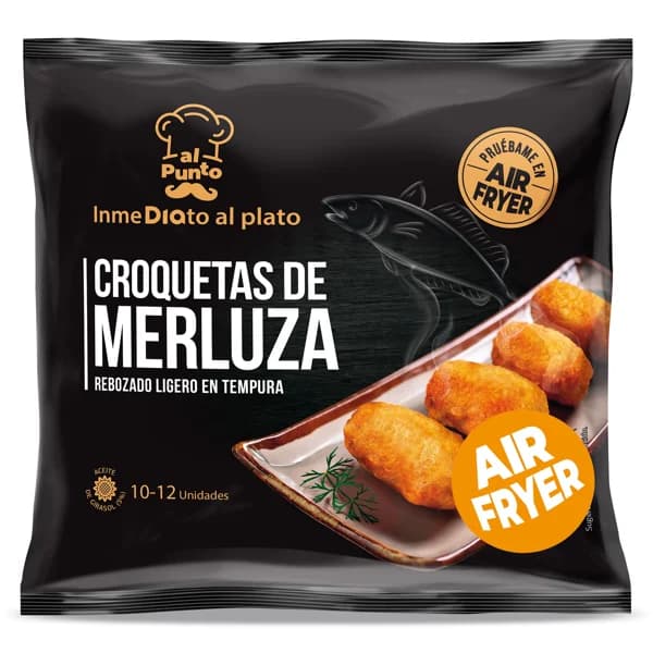 Croquetas de merluza y langostino Al Punto Dia bolsa 350 g - 0.35 kg - Imagen del producto en Findit
