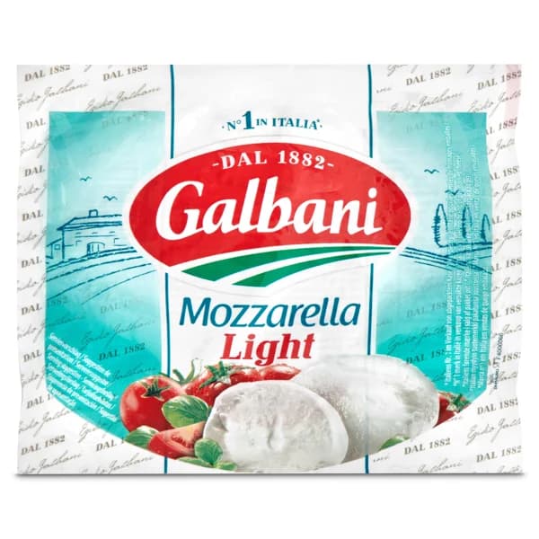 Mozzarella light Galbani bolsa 125 g - 0.13 ud - Imagen del producto en Findit