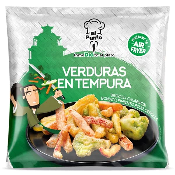 Verduras en tempura Al Punto Dia bolsa 400 g - 0.4 kg - Imagen del producto en Findit