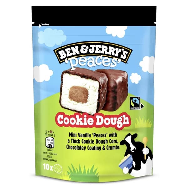 Helado cookie dough peaces Ben & Jerry's tarrina 150 g - 0.15 ud - Imagen del producto en Findit