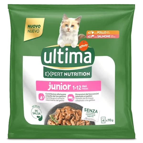 Alimento para gatos junior expert nutrition Ultima bolsa 280 g - 0.28 kg - Imagen del producto en Findit