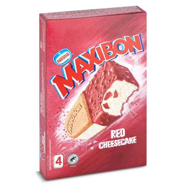 Helado sandwich red cheesecake 4 unidades Nestlé caja 356 g - 0.36 ud - Imagen del producto en Findit