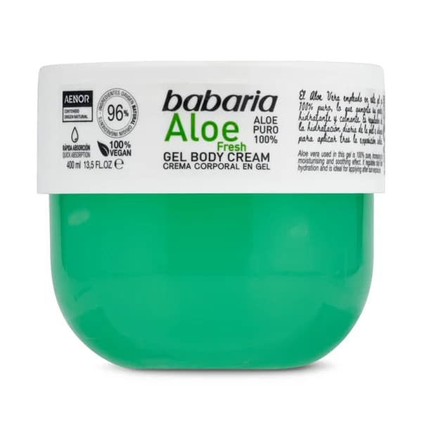 Crema corporal en gel aloe fresh Babaria bote 400 ml - 1 ud - Imagen del producto en Findit