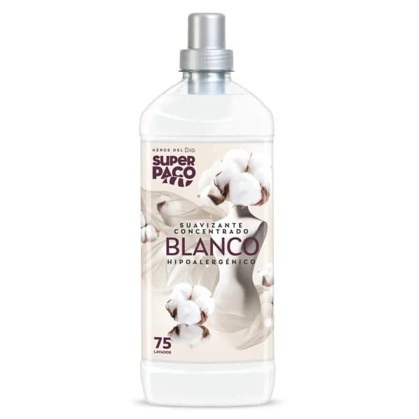 Suavizante concentrado blanco Super Paco de Dia botella 75 lavados - 66.33 ud - Imagen del producto en Findit