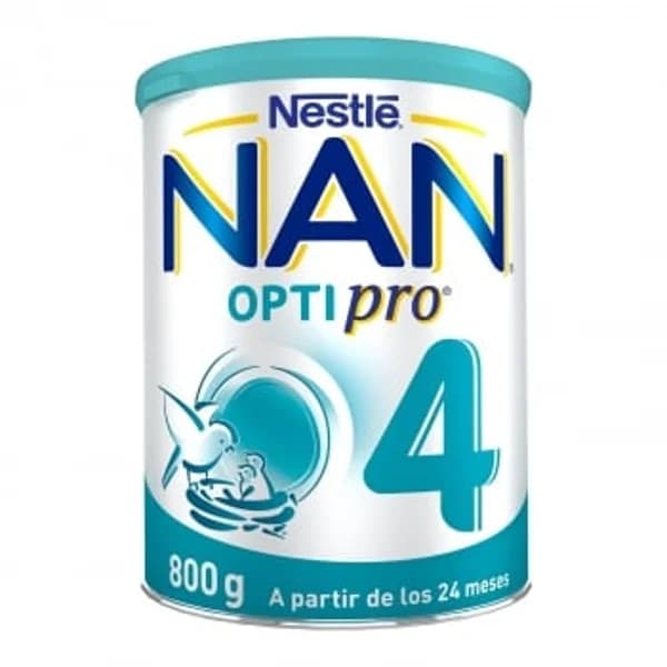 Leche infantil de crecimiento desde los 24 meses en polvo Nestlé Nan Optipro 4 lata 800 g. - 0.8 kg - Imagen del producto en Findit