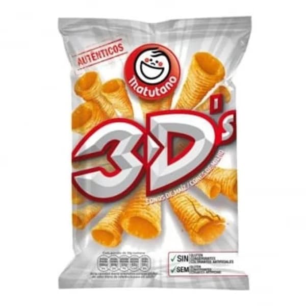 Conos de maíz Matutano 3D 85 g. - 0.09 kg - Imagen del producto en Findit