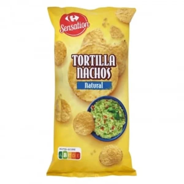 Nachos al natural Carrefour 200 g. - 0.2 kg - Imagen del producto en Findit
