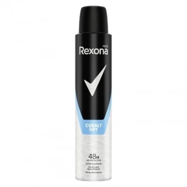 Desodorante en spray antitranspirante 48h Cobalt Dry Rexona Men 200 ml. - 0.2 l - Imagen del producto en Findit