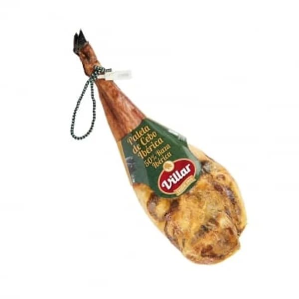 Paleta de Cebo Ibérica 50% Raza Ibérica Villar pieza de 4,5 kg aprox - 1 ud - Imagen del producto en Findit