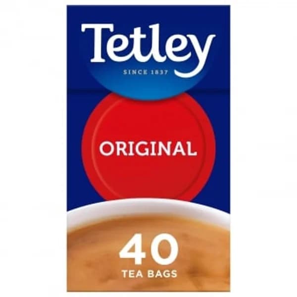 Té negro en bolsitas Tetley 40 ud. - 0.12 kg - Imagen del producto en Findit