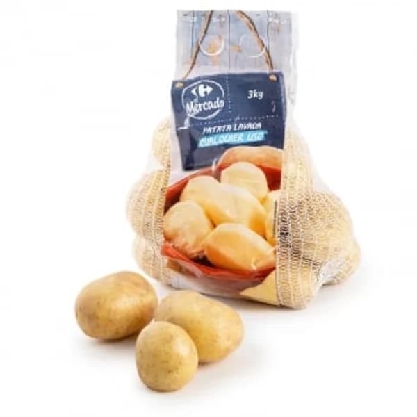 Patata lavada para todo uso Carrefour 3 kg - 3 kg - Imagen del producto en Findit