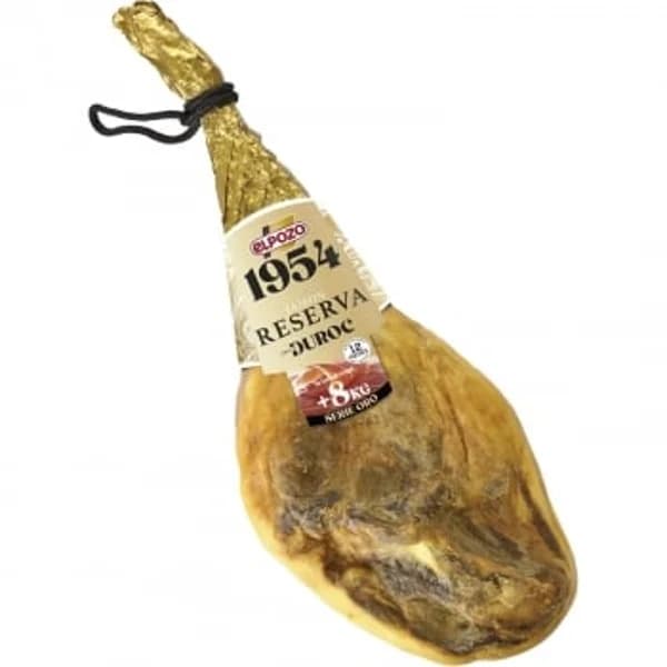 Jamón curado Selección Reserva El Pozo pieza de 7,5 kg aprox - 8 kg - Imagen del producto en Findit
