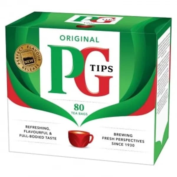 Té negro en bolsitas PG Tips 80 ud. - 0.25 kg - Imagen del producto en Findit