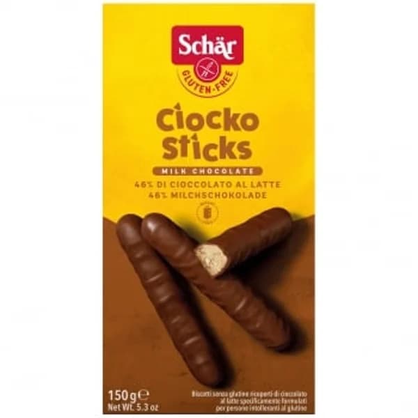 Palitos de chocolate Schär sin gluten 150 g. - 0.15 kg - Imagen del producto en Findit