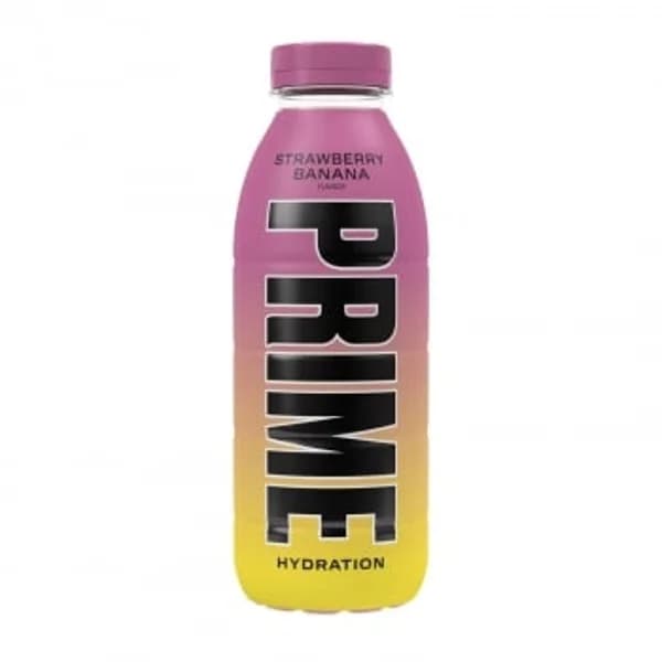 Prime bebida isotónica sabor strawberry y banana botella 50 cl. - 0.5 l - Imagen del producto en Findit