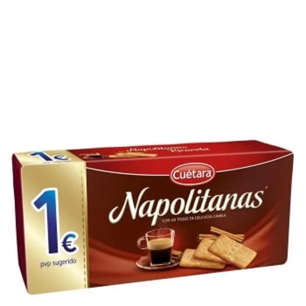 Galletas con canela Napolitanas Cuétara 213 g. - 0.21 kg - Imagen del producto en Findit