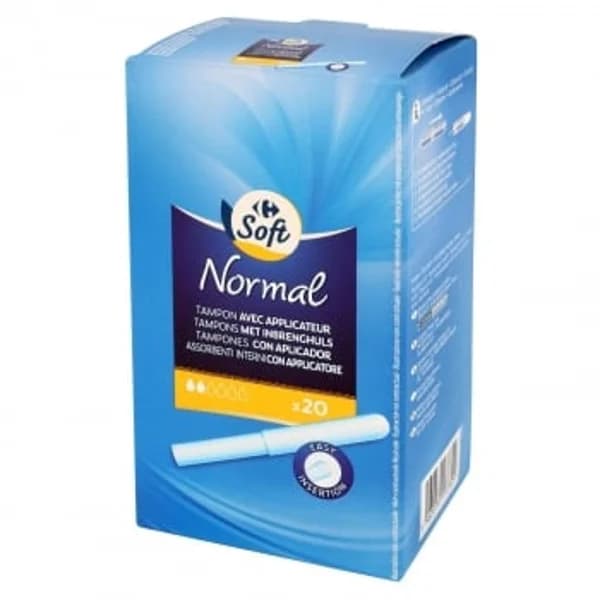 Tampones con aplicador normal Carrefour 20 ud. - 19.62 ud - Imagen del producto en Findit