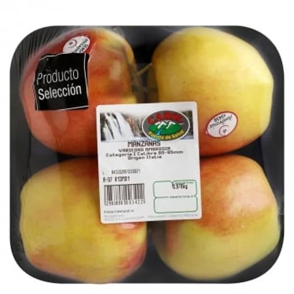 Manzana ambrosia selección 4 ud 1 Kg aprox - 1 kg - Imagen del producto en Findit