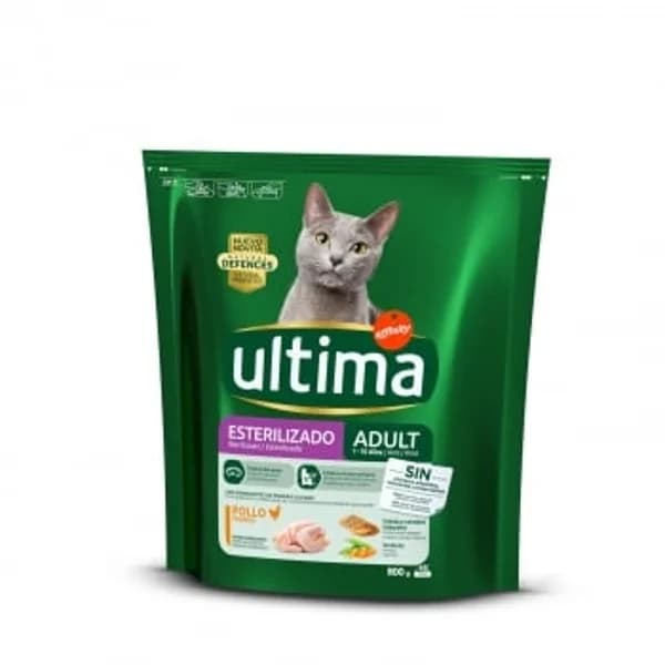 Ultima Pìenso para Gato Esterilizado Sabor pollo 800gr. - 0.8 kg - Imagen del producto en Findit