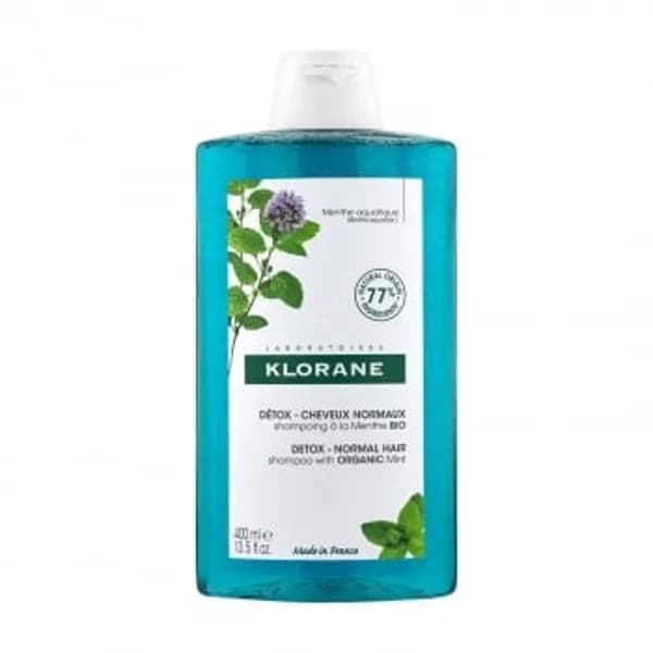 Champú menta Klorane 400 ml. - 0.4 l - Imagen del producto en Findit