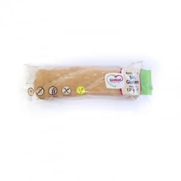 Barra de pan Sinblat Gluten Free sin gluten y sin lactosa 125 g - 0.12 kg - Imagen del producto en Findit