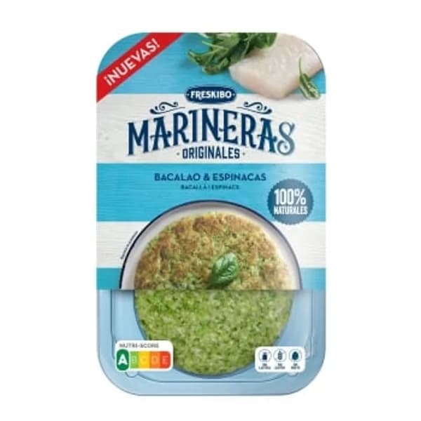 Hamburguesa de Bacalao y Espinacas Freskibo 160 g - 0.16 kg - Imagen del producto en Findit