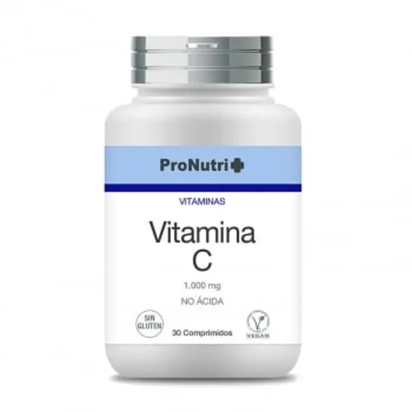 Vitamina C en comprimidos ProNutri sin gluten 30 ud. - 0.05 kg - Imagen del producto en Findit