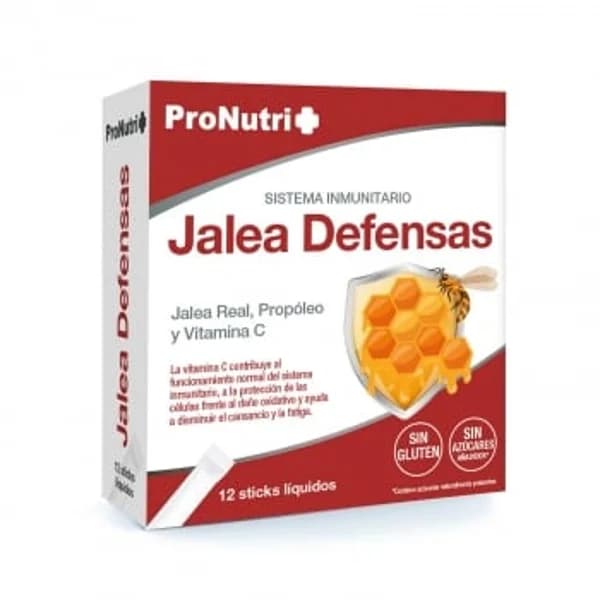 Jalea defensas en sticks líquidos ProNutri sin gluten y sin azúcar añadido 12 ud. - 0.12 kg - Imagen del producto en Findit