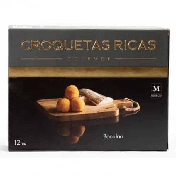 Croquetas de bacalao Croquetas Ricas Gourmet 300 g - 1 ud - Imagen del producto en Findit