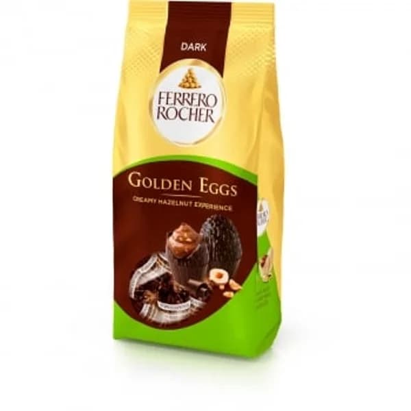 Bombones de chocolate negro Ferrero Rocher Golden Eggs 90 g. - 0.09 kg - Imagen del producto en Findit
