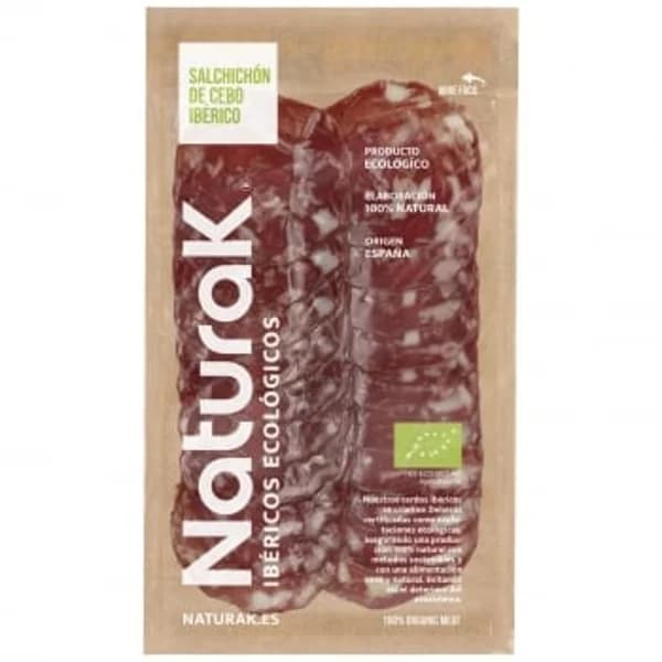 Salchichón de cebo ibérico ecológico Naturak 70 g. - 0.07 kg - Imagen del producto en Findit
