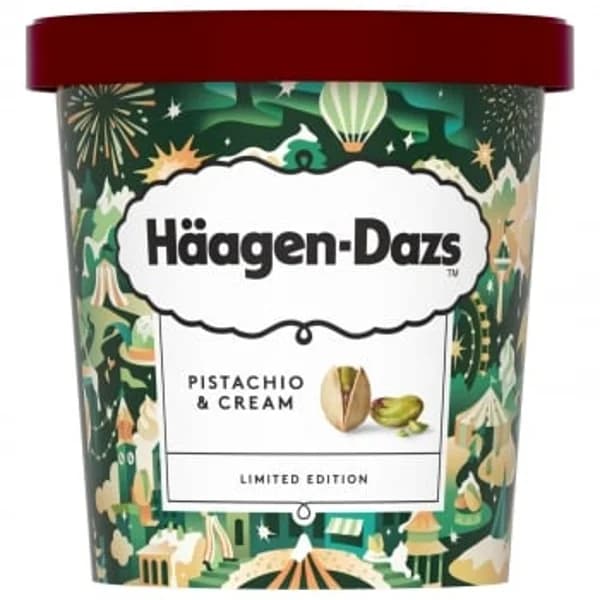 Helado de pistacho Häagen-Dazs sin gluten 347 g. - 0.35 kg - Imagen del producto en Findit