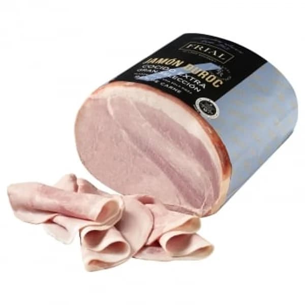 Jamón Cocido Extra al corte Gran Selección Frial sin gluten y sin lactosa 300 g aprox - 0.3 kg - Imagen del producto en Findit