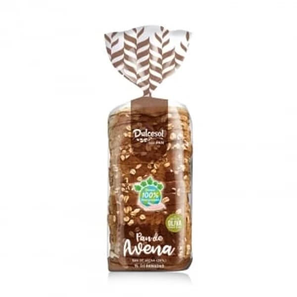 Pan de molde avena Dulcesol 460 g. - 0.46 kg - Imagen del producto en Findit