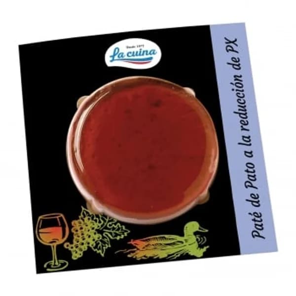 Paté de pato a la reducción de Pedro Ximénez La Cuina sin gluten 100 g. - 0.1 kg - Imagen del producto en Findit