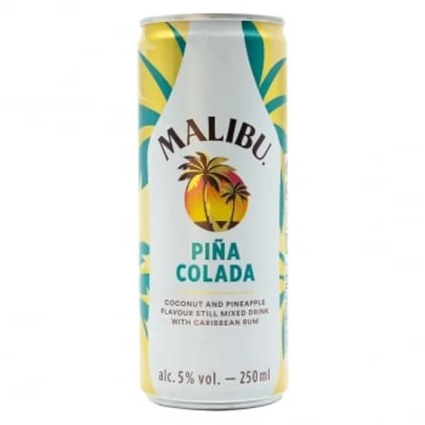 Piña colada Malibu lata 25 cl. - 0.25 l - Imagen del producto en Findit