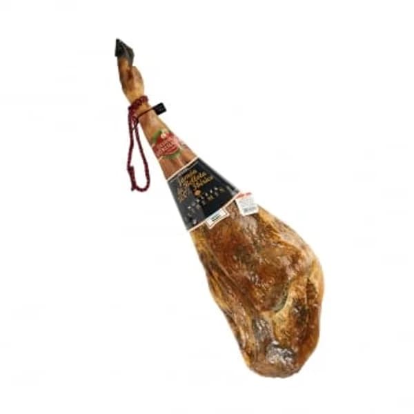 Jamón de Bellota Ibérico 100% Raza Ibérica Nobleza extremeña Villar pieza de 6,5 kg aprox - 6.5 kg - Imagen del producto en Findit