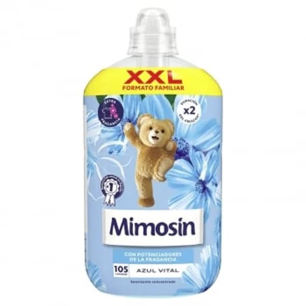 Suavizante concentrado azul vital Mimosín 105 lavados. - 111.5 ud - Imagen del producto en Findit