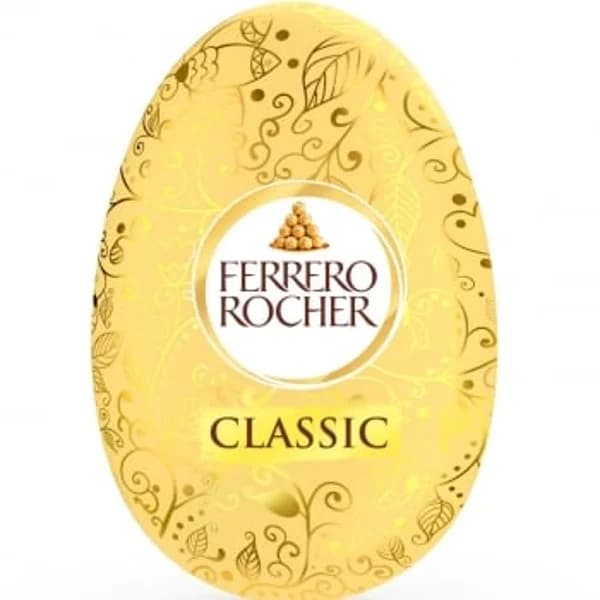 Huevo de Pascua de chocolate con leche y trocitos de avellana Ferrero Rocher 100 g. - 0.1 kg - Imagen del producto en Findit
